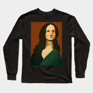 Modern Mona Lisa Long Sleeve T-Shirt